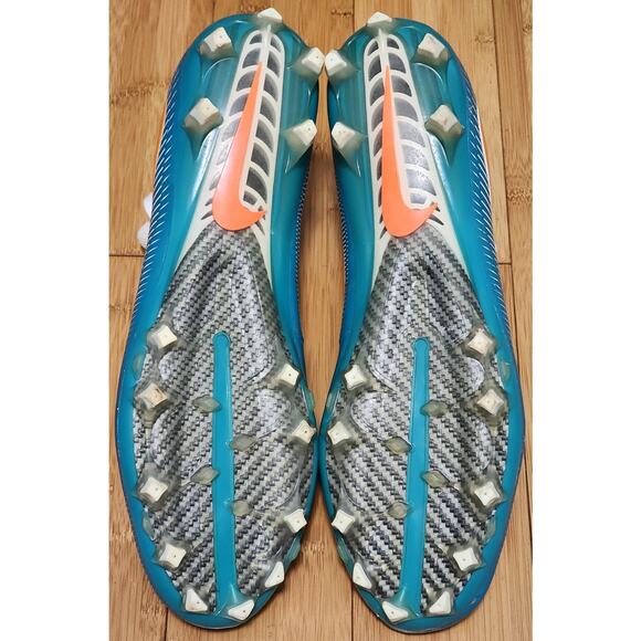 Nike Vapor Untouchable Pro PF Mens 14 Football Cleats Miami Dolphins 839924-014 - Picture 8 of 11